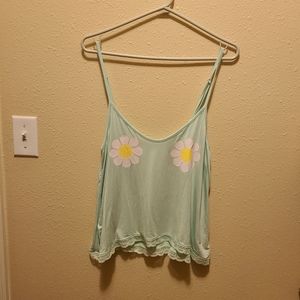 Wildfox Intimates daisy cropped sleep top